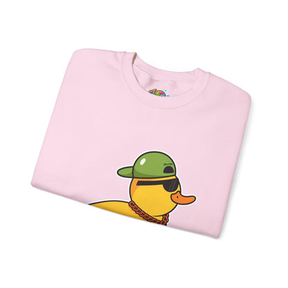 Unisex Heavy Blend™ Crewneck Sweatshirt (Gangster Duck)
