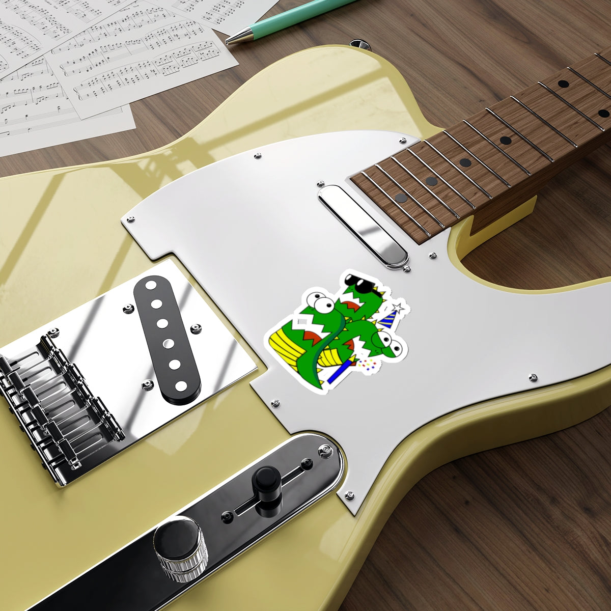 Die-Cut Stickers | Vibrant Art for Personalization (Larry the Snake thing)