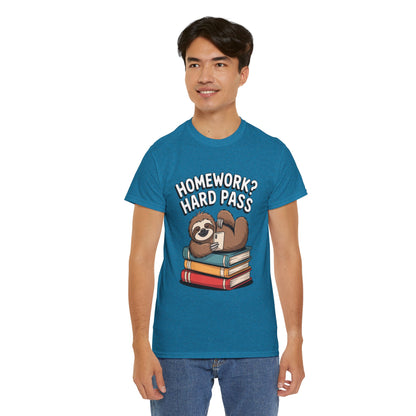 Unisex Heavy Cotton Tee (Homework? Hard Pass)