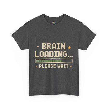 Unisex Heavy Cotton Tee (Brain Loading...Please Wait)