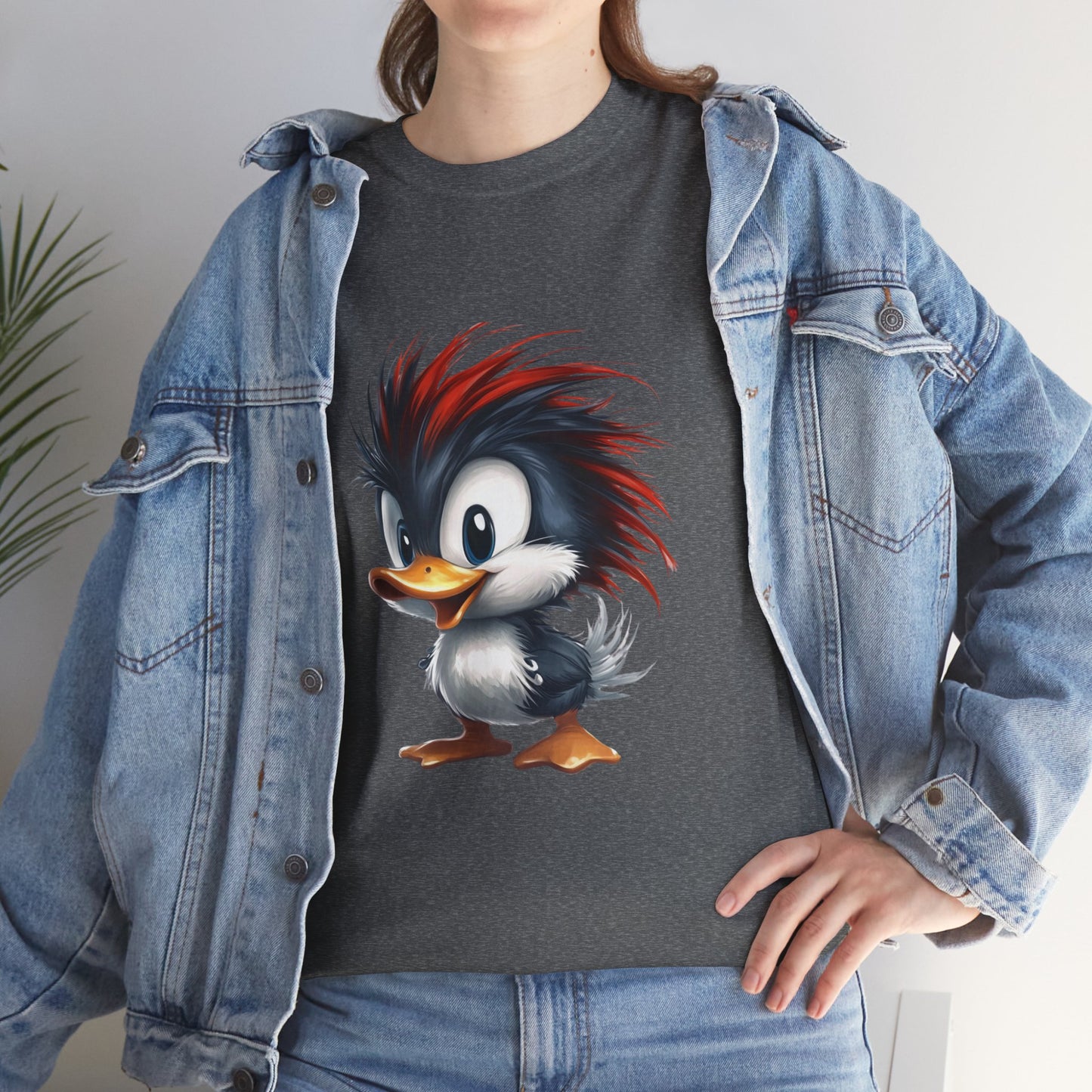 Unisex Heavy Cotton Tee (Red Hair Duck)