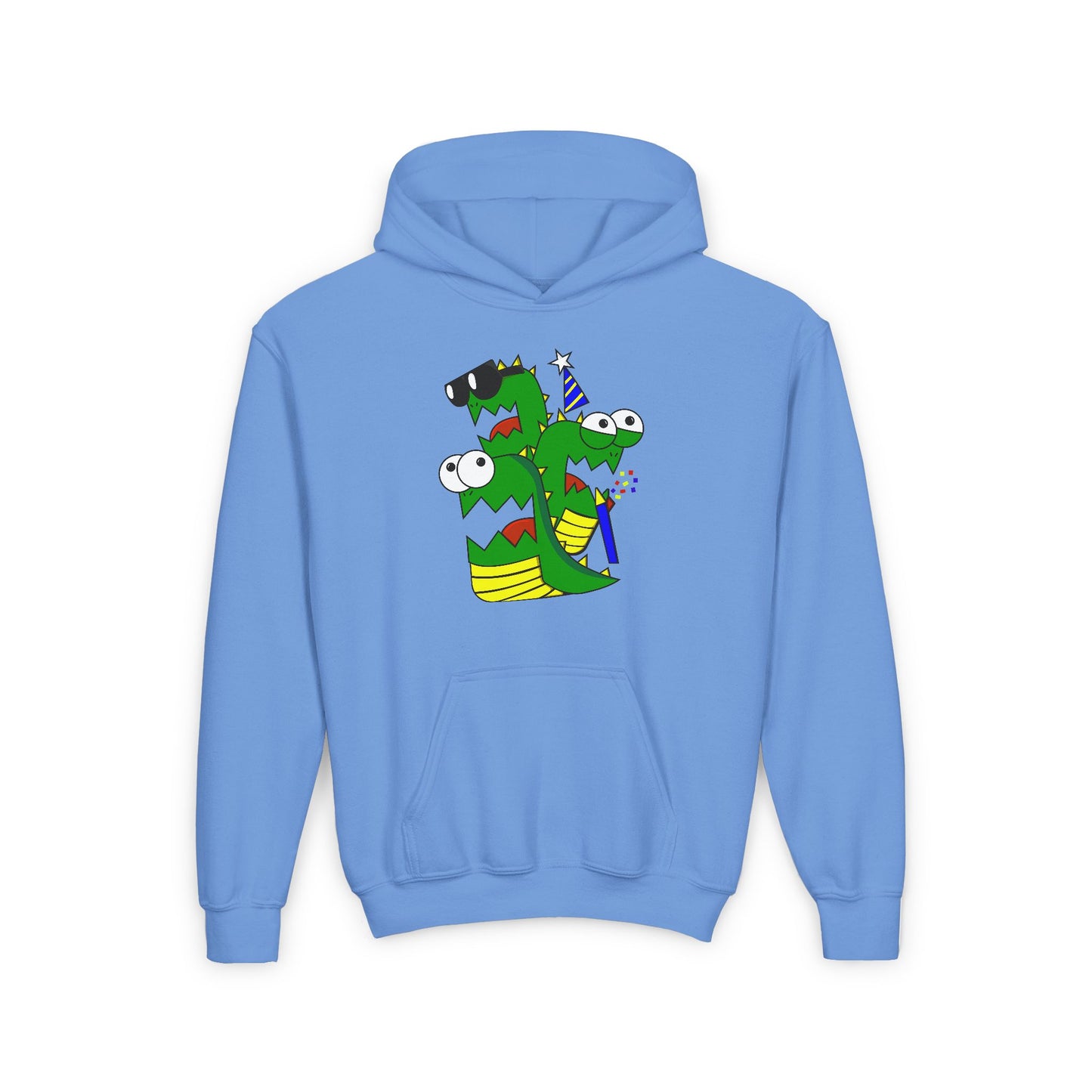 Youth Heavy Blend Hooded Sweatshirt (Larry the Snake thing)