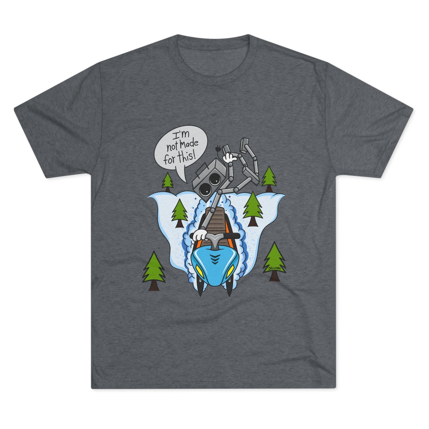 Unisex Tri-Blend Crew Tee (Not made for this - Snowmobiler)