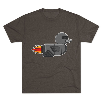 Unisex Tri-Blend Crew Tee (Robot Duck)