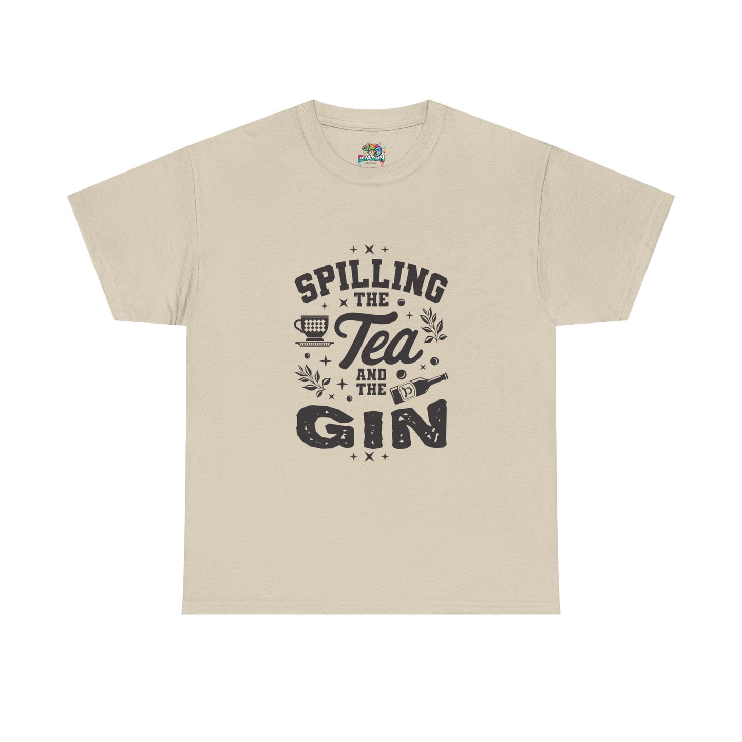 Unisex Heavy Cotton Tee (Spill Tea & Gin)