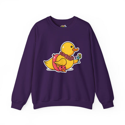 Unisex Heavy Blend™ Crewneck Sweatshirt (Tropical Duck)