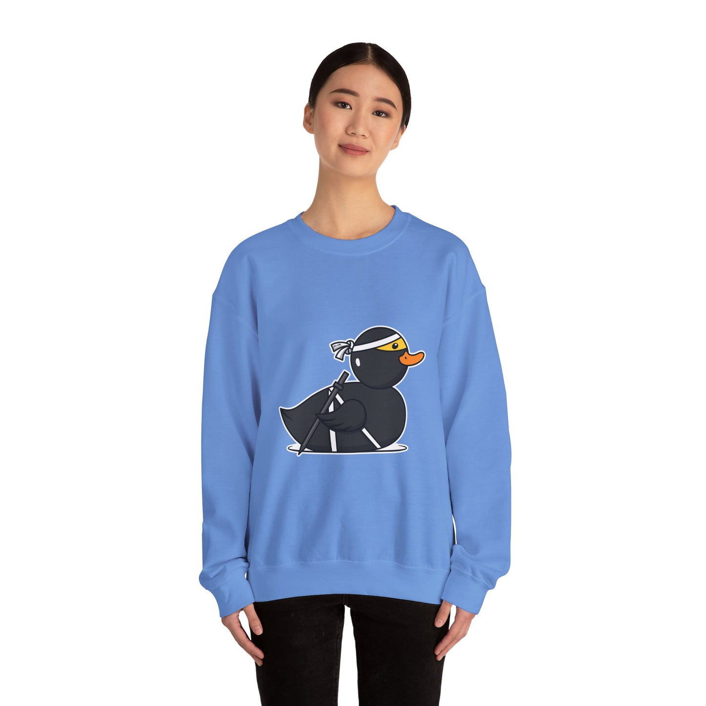 Unisex Heavy Blend™ Crewneck Sweatshirt (Ninja Duck)