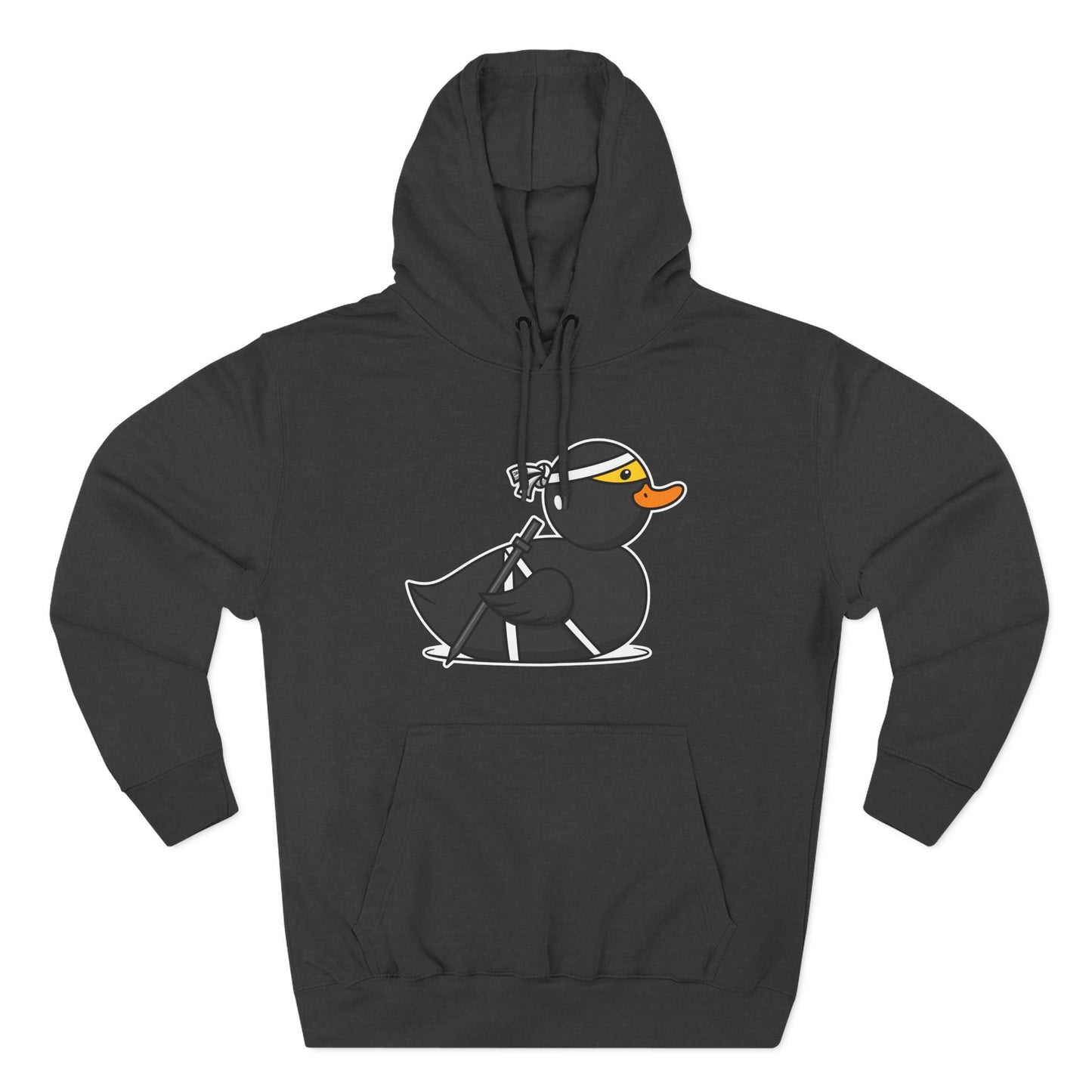Three-Panel Fleece Hoodie (Ninja Duck)