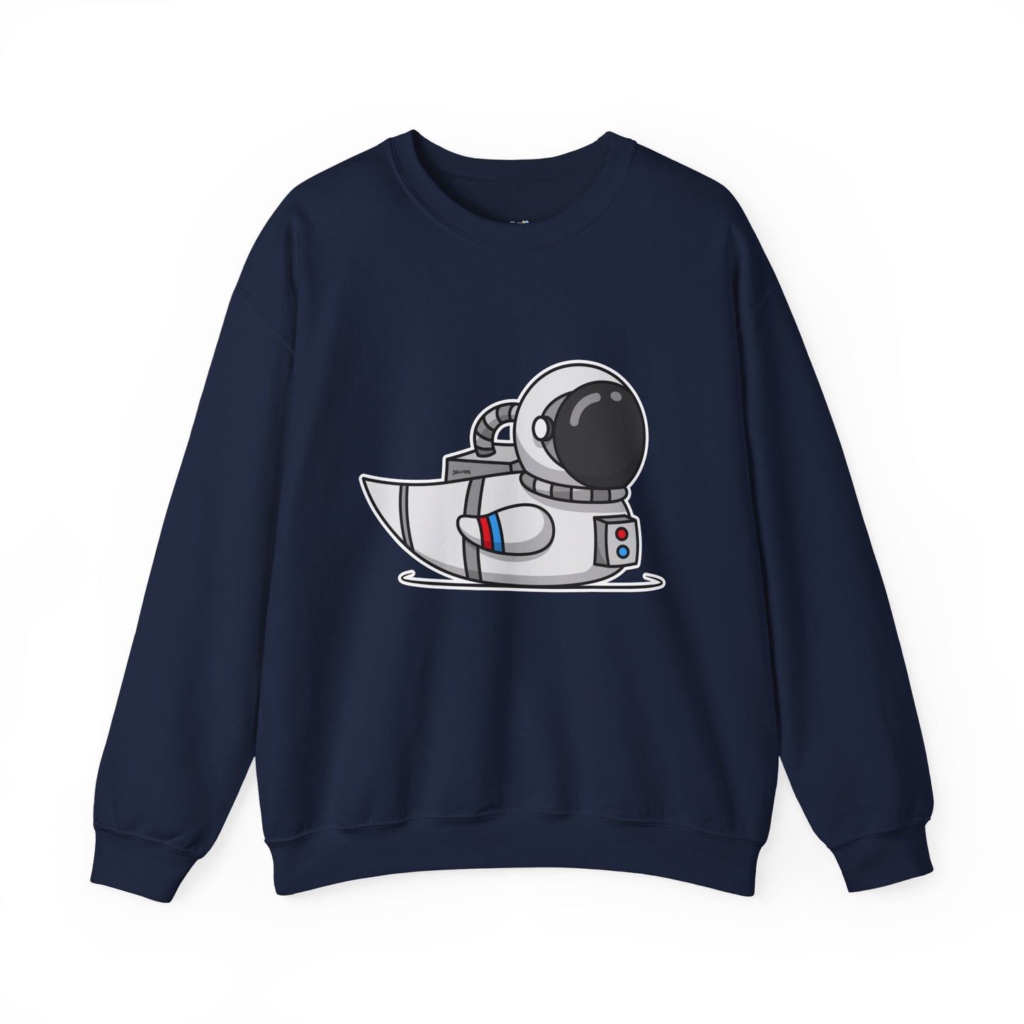 Unisex Heavy Blend™ Crewneck Sweatshirt (Astronaut Duck)