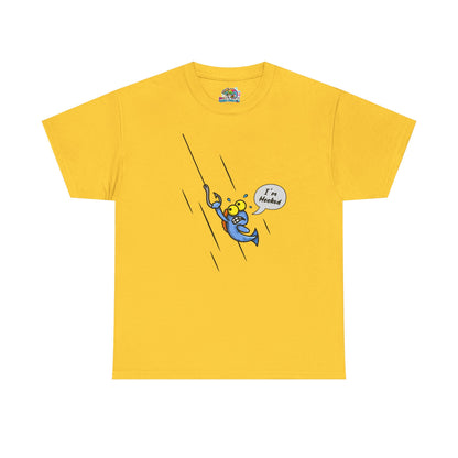 Unisex Heavy Cotton Tee (Fishing Hooked)
