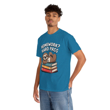 Unisex Heavy Cotton Tee (Homework? Hard Pass)
