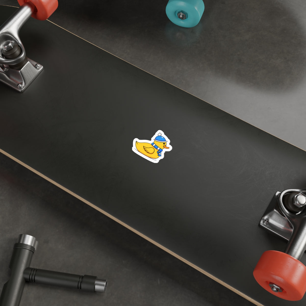 Die-Cut Stickers | Vibrant Art for Personalization (Chilly Duck)