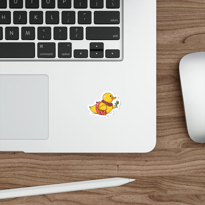 Die-Cut Stickers | Vibrant Art for Personalization (Tropical Duck)