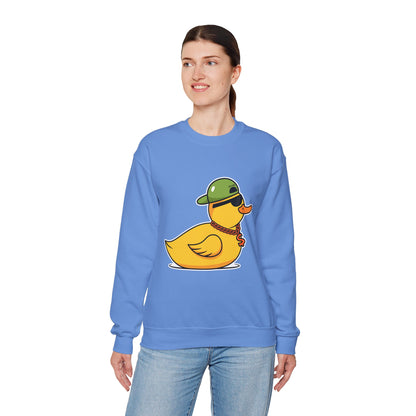Unisex Heavy Blend™ Crewneck Sweatshirt (Gangster Duck)
