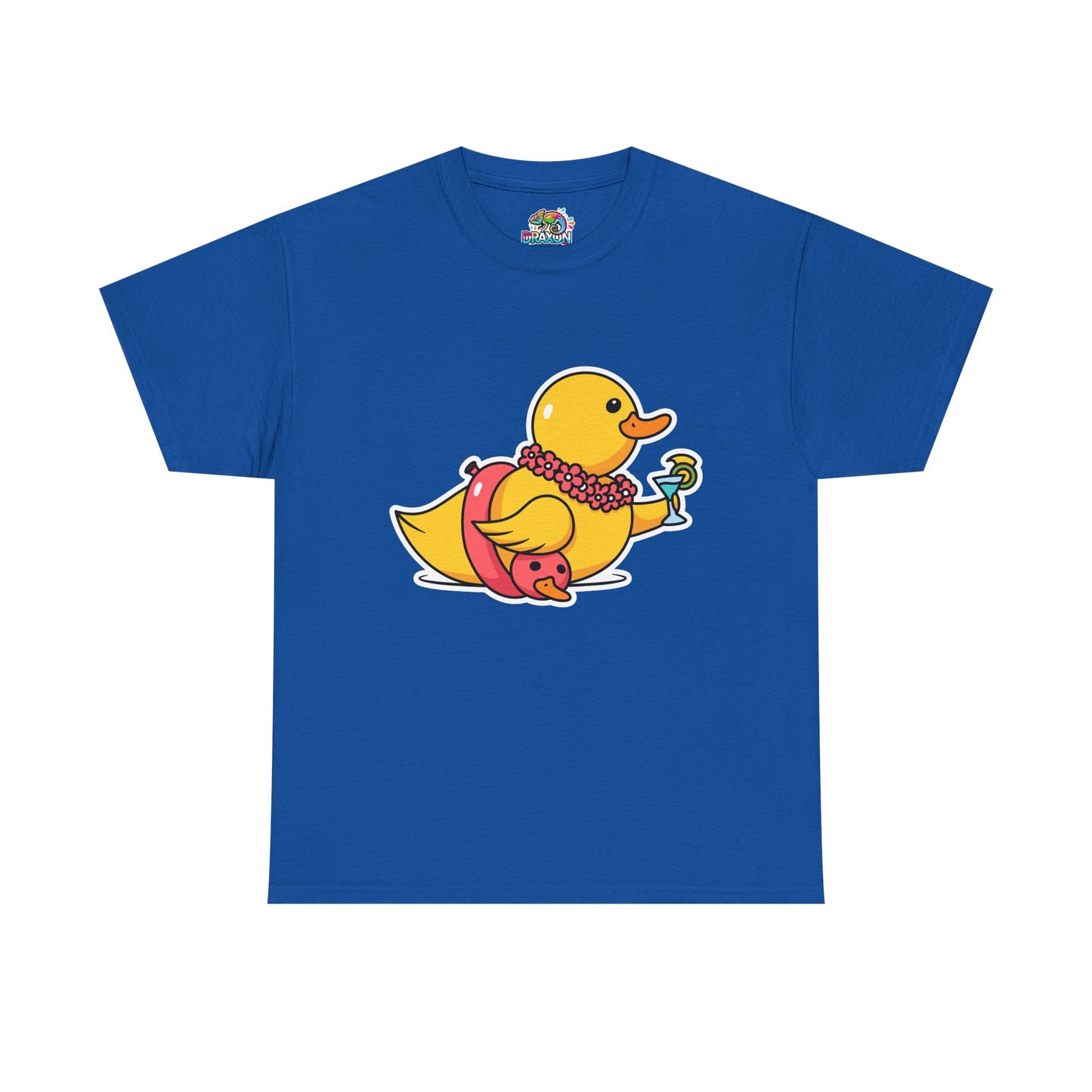 Unisex Heavy Cotton Tee (Tropical Duck)