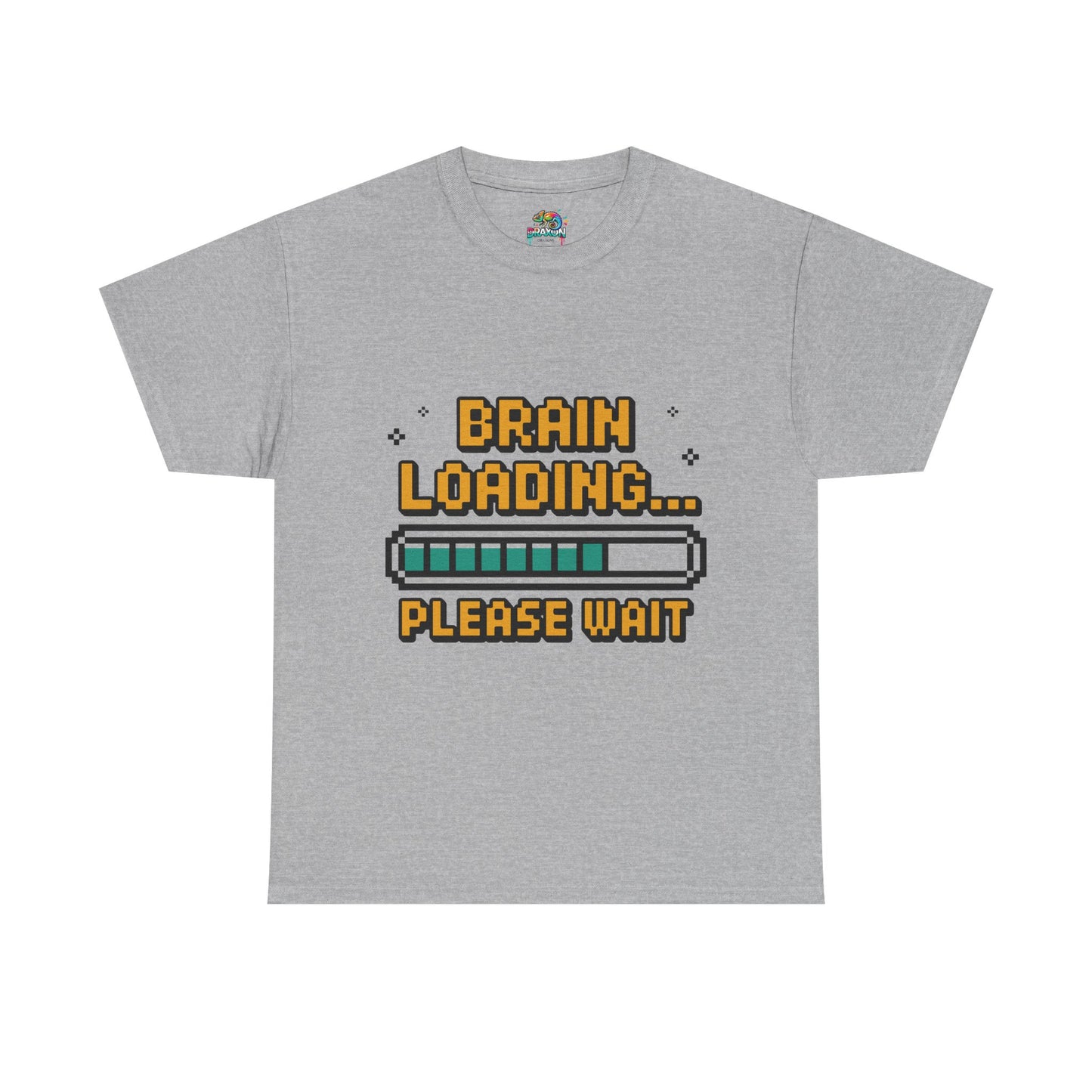 Unisex Heavy Cotton Tee (Brain Loading...Please Wait)