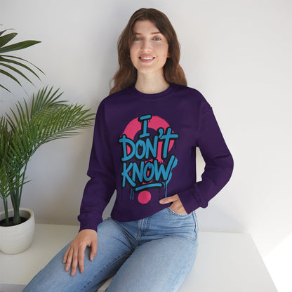 Unisex Heavy Blend Crewneck Sweatshirt (I don't know)