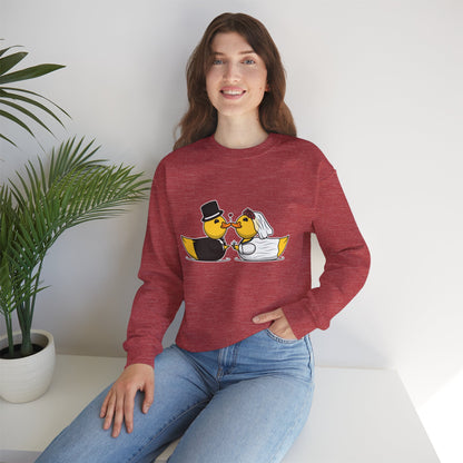 Unisex Heavy Blend™ Crewneck Sweatshirt (Wedding Ducks)