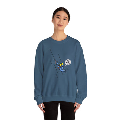 Unisex Heavy Blend™ Crewneck Sweatshirt (Fishing Hooked)