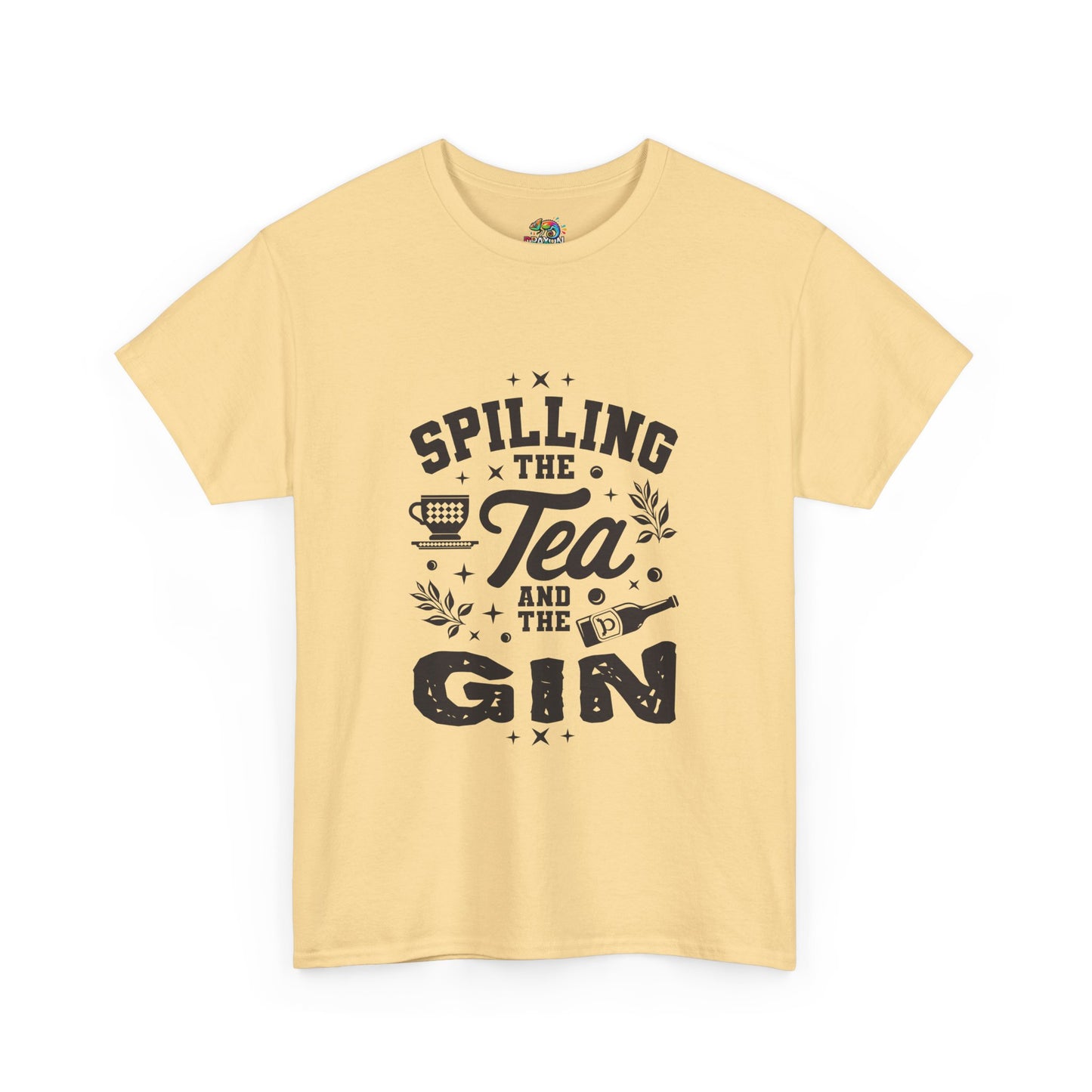 Unisex Heavy Cotton Tee (Spill Tea & Gin)