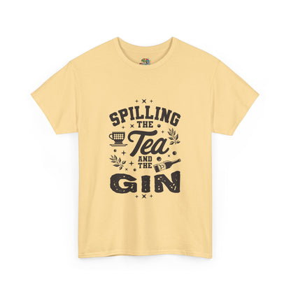 Unisex Heavy Cotton Tee (Spill Tea & Gin)