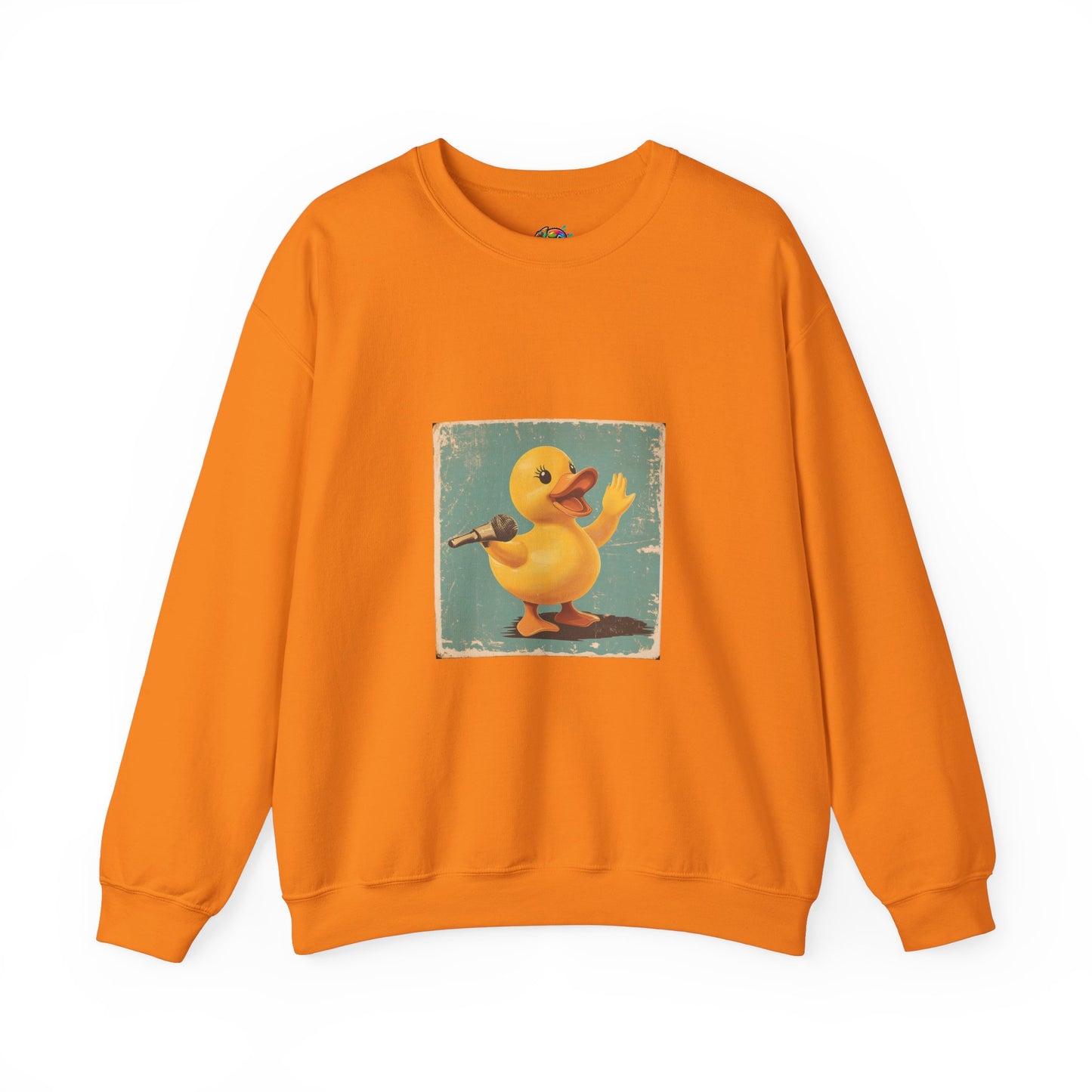 Unisex Heavy Blend™ Crewneck Sweatshirt (Karaoke Duck)