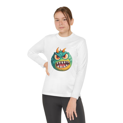 Youth Long Sleeve Competitor Tee (Green Monster 2)