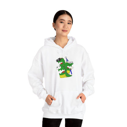 Unisex Heavy Blend™ Hooded Sweatshirt (Larry the Snake thing)