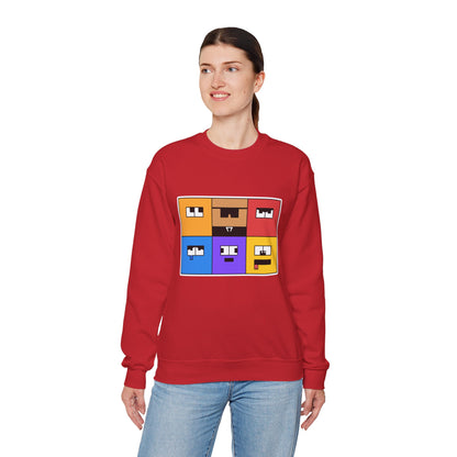 Unisex Heavy Blend™ Crewneck Sweatshirt (Emotion Blocks)