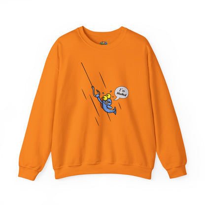 Unisex Heavy Blend™ Crewneck Sweatshirt (Fishing Hooked)