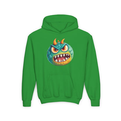 Youth Heavy Blend Hooded Sweatshirt (Green Monster 2)