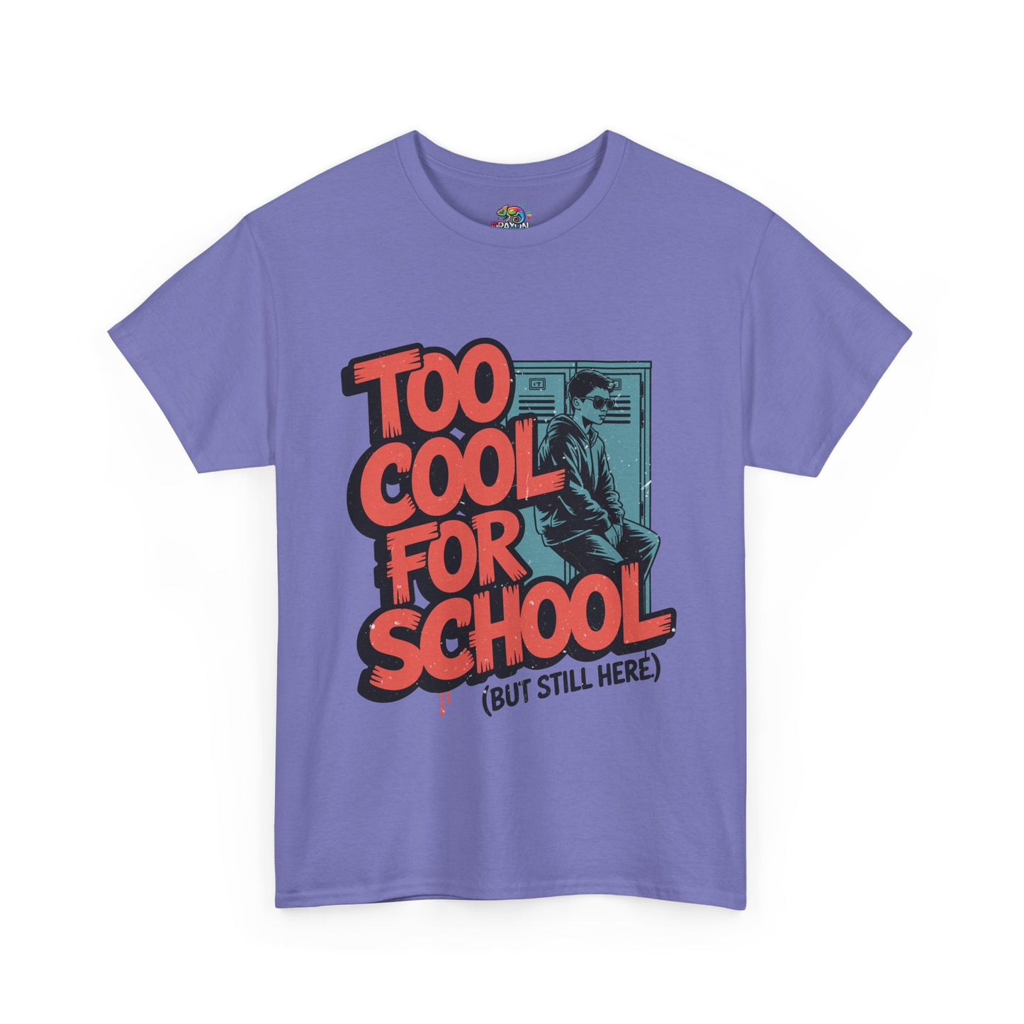 Unisex Heavy Cotton Tee (Too Cool For School)