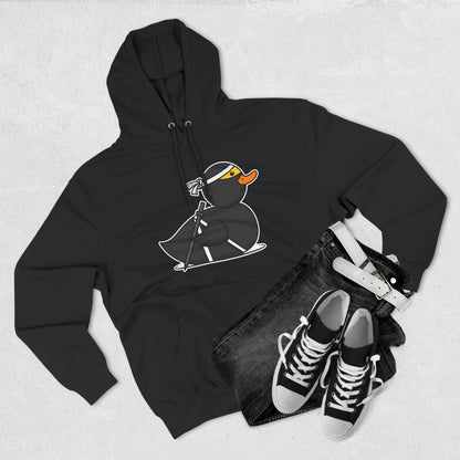Three-Panel Fleece Hoodie (Ninja Duck)