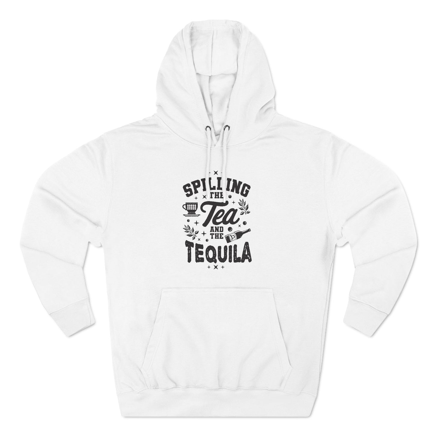 Three-Panel Fleece Hoodie (Spill Tea & Tequila)