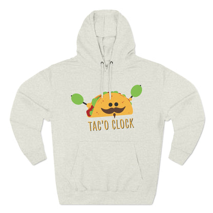 Three-Panel Fleece Hoodie (Tac'O Clock)