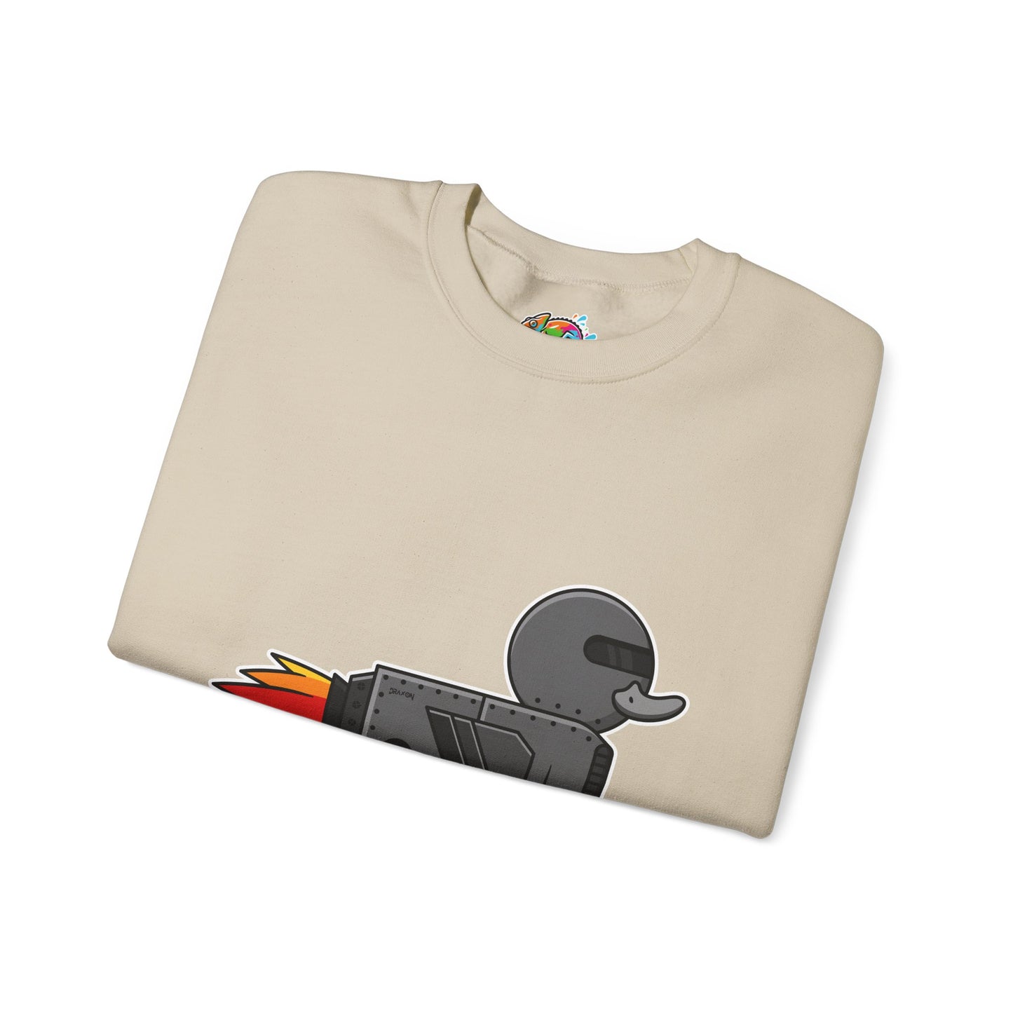 Unisex Heavy Blend™ Crewneck Sweatshirt (Robot Duck)