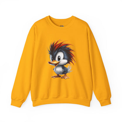 Unisex Heavy Blend™ Crewneck Sweatshirt (Red Hair Duck)