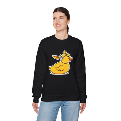 Unisex Heavy Blend™ Crewneck Sweatshirt (Duck Bird Brain)