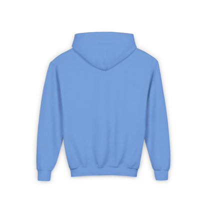 Youth Heavy Blend Hooded Sweatshirt (Blue Hair Duck)