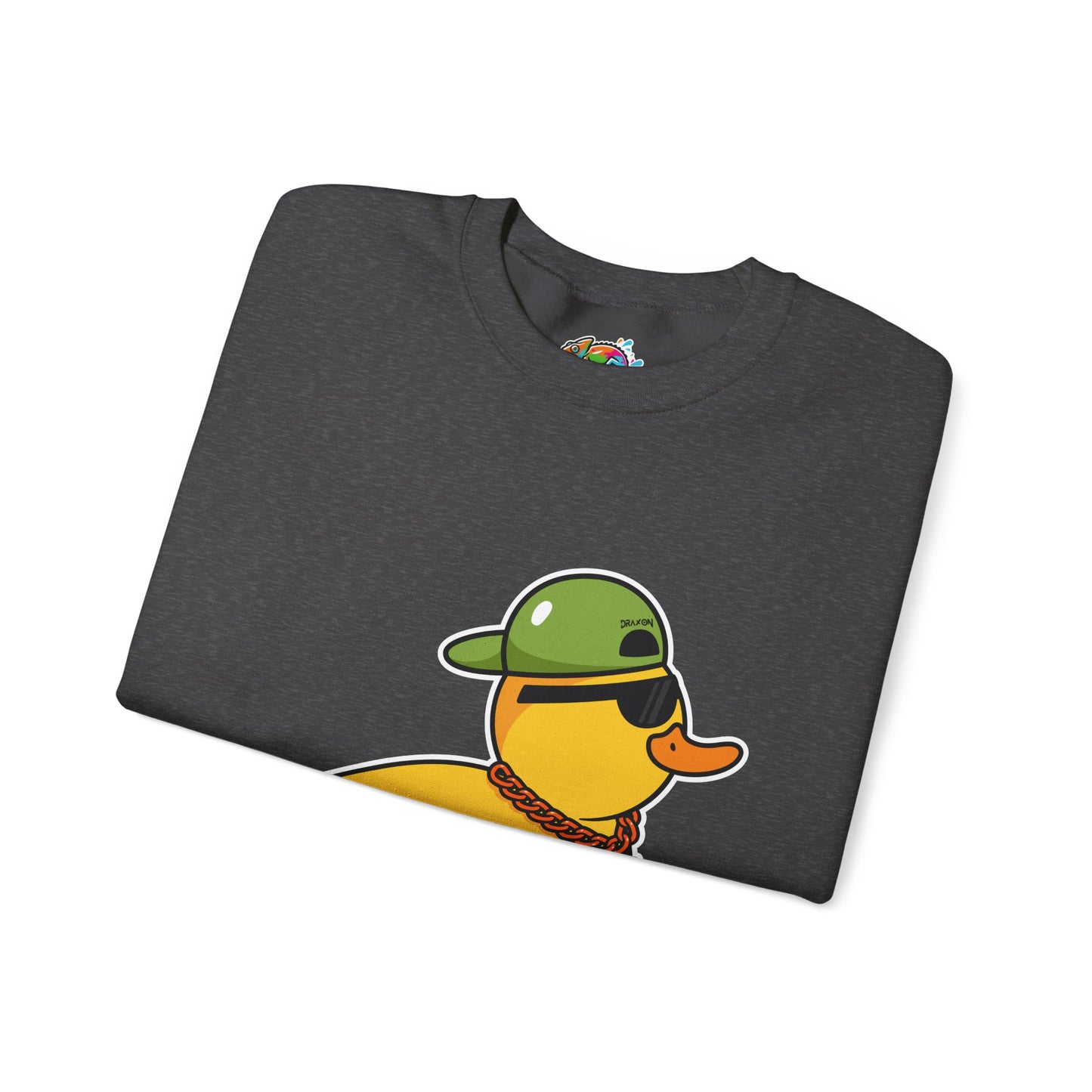 Unisex Heavy Blend™ Crewneck Sweatshirt (Gangster Duck)