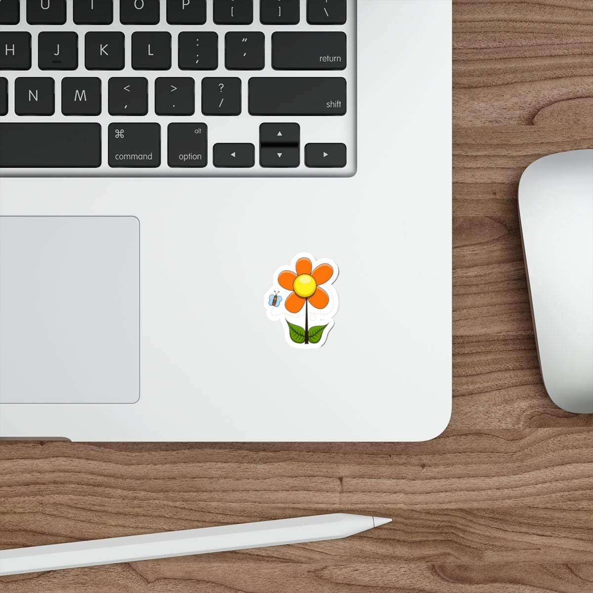 Die-Cut Stickers | Vibrant Art for Personalization (Flower & Butterfly)
