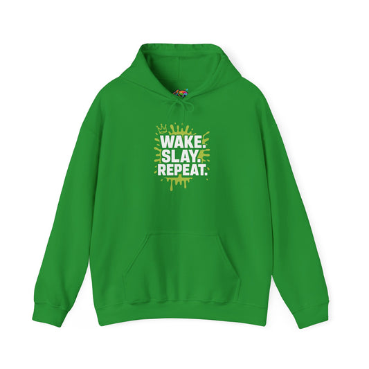 Unisex Heavy Blend Hoodie (Wake. Slay. Repeat.)