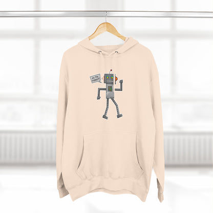 Three-Panel Fleece Hoodie (Do the Robot)