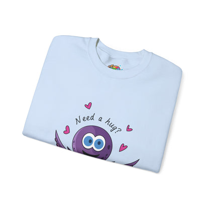 Unisex Heavy Blend™ Crewneck Sweatshirt (Octopus Hug)