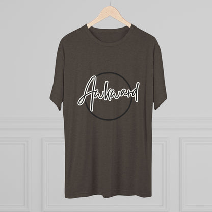 Unisex Tri-Blend Crew Tee (Awkward)