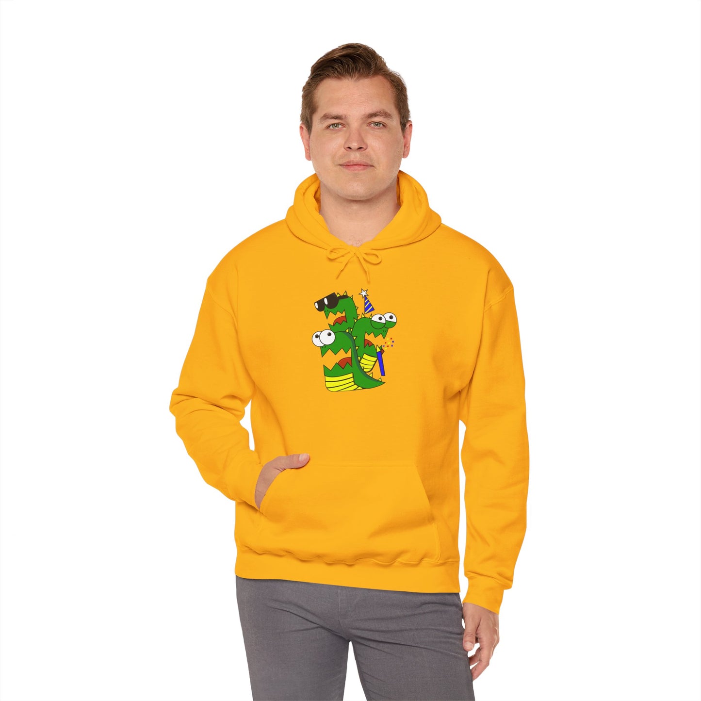 Unisex Heavy Blend™ Hooded Sweatshirt (Larry the Snake thing)