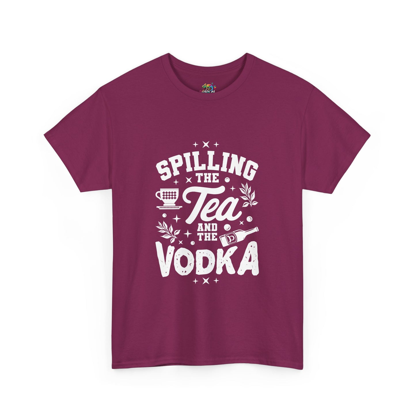 Unisex Heavy Cotton Tee (Spill Tea & Vodka)