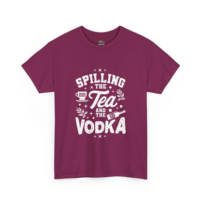 Unisex Heavy Cotton Tee (Spill Tea & Vodka)