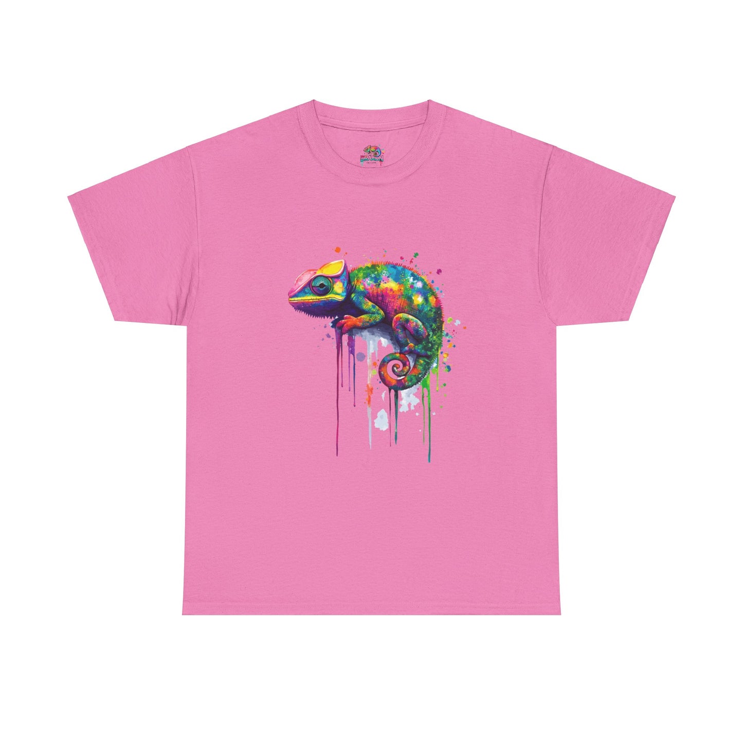 Unisex Heavy Cotton Tee (Realistic Chameleon)