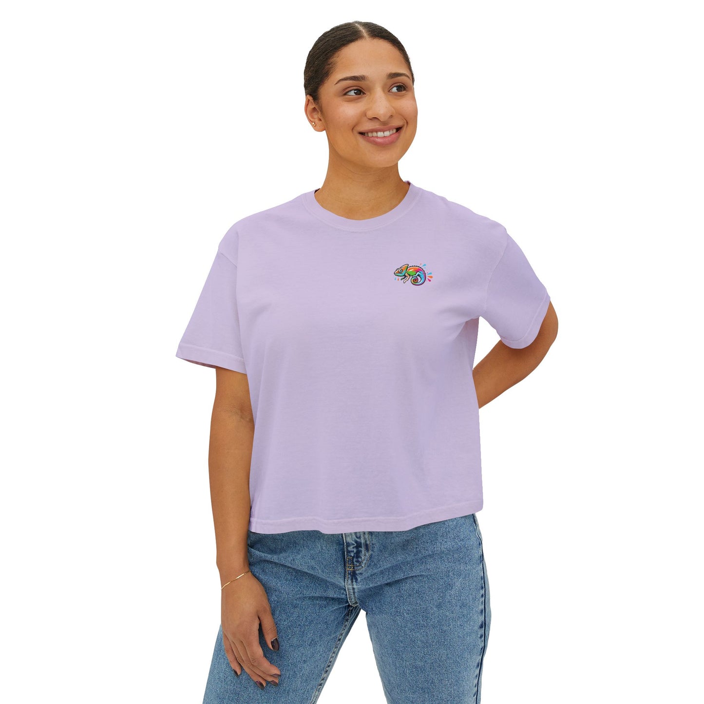 Women's Boxy Tee (DC Logo)